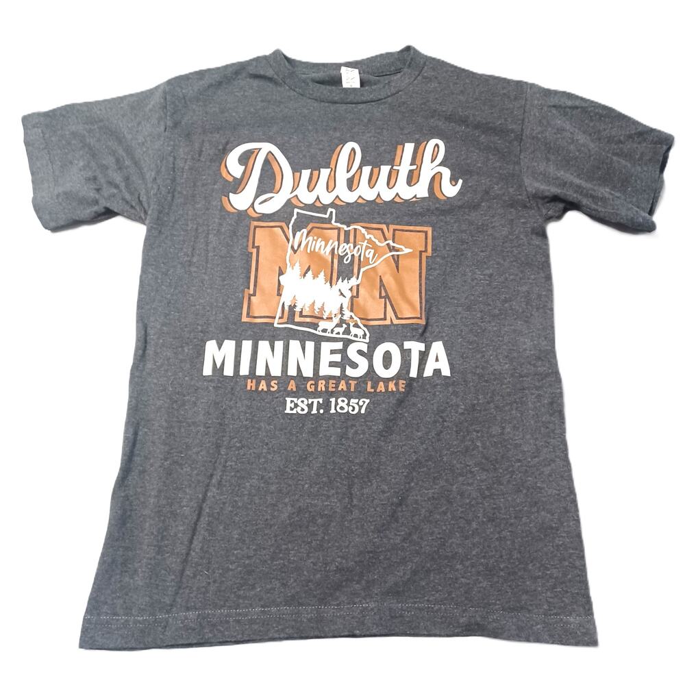 Banana Expression Sz Small Gray Duluth Minnesota Shirt